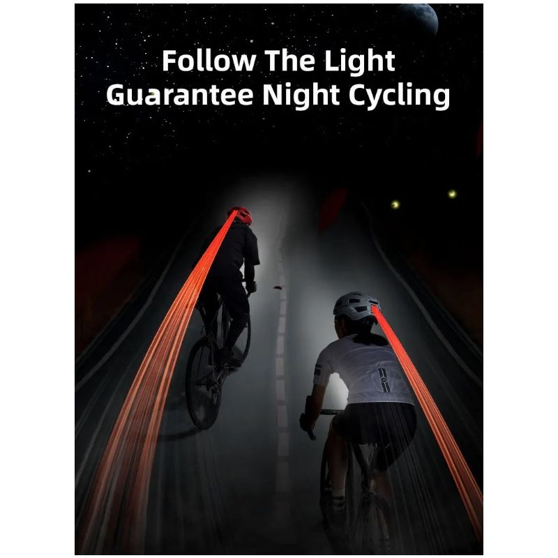 Casco de bicicleta ROCKBROS ultraligero con luz trasera LED recargable ideal para ciclismo urbano y MTB