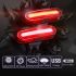Luz Trasera para Bicicletas Recargable USB Tecnología COB Alta Visibilidad y Seguridad Ciclismo Impermeabilidad IPX6