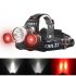 Boruit RJ-3000 Faro LED para camping luz blanca T6 luz verde XPE R5 1000 lúmenes diseño duradero impermeable