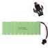 Batería 12V AA 1800mAh Ni-MH con Enchufe SM Grande Batería Recargable Ecológica Ideal para Juguetes y Cámaras