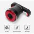 Luz Trasera LED ROCKBROS Q5 Impermeable IPx6 para Bicicletas Seguridad con Detección de Vibración y Frenado
