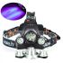 Boruit RJ-3000 Faro LED para camping luz blanca T6 luz verde XPE R5 1000 lúmenes diseño duradero impermeable