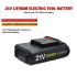 Batería de Litio 21V para taladros eléctricos y destornilladores inalámbricos ligera y recargable
