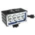 VICMAX 8L2 luz de bicicleta 8 LED 10000 lúmenes alta luminosidad 3 modos diseño versátil y resistente al agua