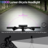 Luz delantera para bicicleta NITEBEAM 10000 lúmenes recargable 10000 mAh impermeable ideal montaña y carretera