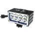 VICMAX 8L2 luz de bicicleta 8 LED 10000 lúmenes alta luminosidad 3 modos diseño versátil y resistente al agua