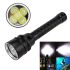 UltraFire linterna de buceo LED L2 8000 lúmenes impermeable 100m linterna de aluminio anodizado ajustable