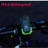 Luces de Bicicleta 2x T6 2400 Lúmenes USB Recargable Alto Brillo Seguridad en Ciclismo Seis Modos de Luz
