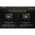 Linterna compacta Nitecore TUP 1000 lúmenes LED XP-L HD V6 recargable USB luz portátil senderismo OLED