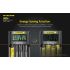 Nitecore UMS4 Cargador USB Inteligente 4 Ranuras con Carga Rápida USB-C para Entusiastas de Baterías