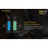 Linterna Nitecore E4K 4400 lúmenes con LED XP-L2 V6 batería 21700 diseño compacto e impermeable para EDC
