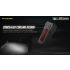 Linterna de llavero Nitecore T4K 4000 lúmenes carga USB-C potente y ligera para iluminación exterior