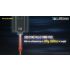 Linterna de llavero Nitecore T4K 4000 lúmenes carga USB-C potente y ligera para iluminación exterior