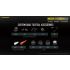 Linterna Nitecore MH25S con Luminus SST-40 recargable USB-C 1800 lúmenes alto brillo para actividades al aire libre