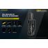 Linterna táctica Nitecore P20IX LED 4 x XP-L2 V6 4000 lúmenes recargable con USB-C modo estroboscópico ideal camping