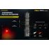 Linterna táctica Nitecore P20IX LED 4 x XP-L2 V6 4000 lúmenes recargable con USB-C modo estroboscópico ideal camping