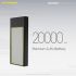 Banco de Energía Nitecore NB20000 20000mAh Cargador Portátil QC Doble Puerto USB USB-C Ligero y Duradero