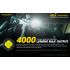 Linterna táctica Nitecore P10iX 4000 lúmenes potente para exteriores con 158 metros de alcance y alta durabilidad