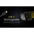NITECORE NU25 linterna frontal mejorada de 400 lúmenes recargable USB-C para aventuras al aire libre