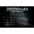 NITECORE CARBO 20000 Banco de energía móvil 20000mAh IPX5 diseño en fibra de carbono Carga rápida PD QC 20W