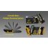 NITECORE NWL20 foco multifuncional 600 lúmenes para aventura al aire libre con triple salida y modo rojo