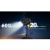 Linterna mini EDC NITECORE TINI3 600 lúmenes con batería recargable y luz de llavero ligera ideal para exploraciones