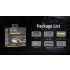 Nitecore HC75 Linterna Frontal 3000 Lúmenes USB-C Recargable con Zoom Luz de Trabajo Industrial Senderismo