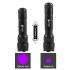 UltraFire WF-502B.2 Linterna LED UV 395nm para detección de manchas de mascotas y linterna compacta duradera