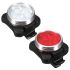 Luz de bicicleta recargable HJ-030 3 LED luz blanca impermeable con 4 modos para seguridad ciclista y visibilidad