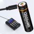 Batería Recargable BESTON 18650 3.7V 3500mAh Carga USB Alta Capacidad Poder Duradero para Electrónica y DIY