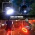 Luces de Bicicleta Recargables USB Impermeables con Múltiples Modos para Seguridad y Visibilidad en Ciclismo