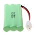 Batería Ni-MH AA 7.2V 1800mAh recargable pack, alta capacidad, larga duración, estable, para juguete barco avión electrónico con plug blanco.