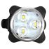 Luz de bicicleta recargable HJ-030 3 LED luz blanca impermeable con 4 modos para seguridad ciclista y visibilidad