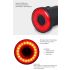 Xlite100 Luz Trasera Inteligente para Bicicleta LED COB Super Brillante Lente Red BEES Seguridad Visual Recargable