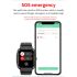 Reloj inteligente ET550, glucosa en sangre, ECG, temperatura corporal, presión arterial, oxígeno en sangre, frecuencia cardíaca, llamada Bluetooth, rastreador de actividad física