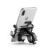 Soporte para smartphone ROCKBROS versátil y ajustable para motocicleta con aleación de aluminio CNC cinco garras