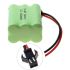 Batería Recargable Ni-MH 7.2V 1800mAh Alta Capacidad Enchufe SM para Dispositivos de Alta Demanda Ecológica