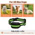 Collar Ultrasónico Eléctrico Inteligente Antiladridos Recargable Respetuoso Ambiental para Entrenamiento Canino