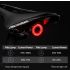 Luz Trasera LED ROCKBROS Q5 Impermeable IPx6 para Bicicletas Seguridad con Detección de Vibración y Frenado