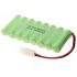 Batería Recargable Ni-MH 9.6V AA 1800mAh Alta Duración Sostenible para Juguetes y Mandos a Distancia