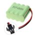 Batería Recargable 9.6V AA Ni-MH 1800mAh Ecológica Enchufe SM para Coches RC Aviones Modelo Rendimiento Estable