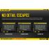Cargador Nitecore D4 con pantalla LCD cargar baterías Li-Ion 18650 14500 26650 seguridad carga avanzada