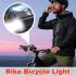 Luz Delantera Bicicleta 9 LEDs Potente Recargable Tipo-C, Impermeable para Seguridad Ciclismo