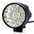 Luz de bicicleta 9T6 10800 lúmenes negra IP65 seguridad ciclismo nocturno batería y cargador incluidos promoción