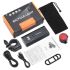 NiteBeam BR05 luz delantera 5000 lúmenes recargable USB seguridad ciclista alta luminosidad ciclismo nocturno