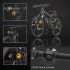 CarryBright CBX4 Luz de Señal de Giro para Bicicleta Bocina Impermeable Carga USB Accesorios Ciclismo