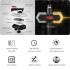 CarryBright CBX4 Luz de Señal de Giro para Bicicleta Bocina Impermeable Carga USB Accesorios Ciclismo