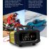 Cargador FOXSUR portátil para baterías 12V 24V con carga automática de 7 etapas para AGM y LiFePO4 fácil de usar