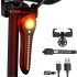 Luz Trasera Bicicleta Inteligente USB-C Recargable. Súper Brillante para Ciclismo de Montaña y Carretera.