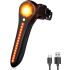 Luz Trasera Bicicleta Inteligente USB-C Recargable. Súper Brillante para Ciclismo de Montaña y Carretera.